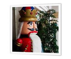 3dRose ht_205627_3 USA Florida, Palm Beach, Worth Avenue, großer Nussknacker, zum Aufbügeln, 25,4 x 25,4 cm