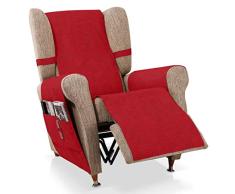 Bartali Relaxsessel Pharma, 42% Baumwolle, 58% Polyester, Rot, 1 Quadratisch