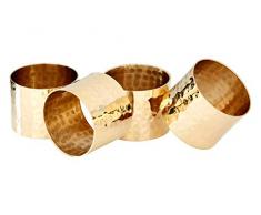 Premier Housewares Serviettenringe, Messing, Einheitsgröße