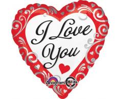 amscan Standard-H Fancy Herzballon