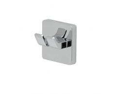 Tiger Dock Haken groß, schrauben Handtuchhaken aus verchromtem Edelstahl, B x H x T: 4,9 x 4,9 x 3,2 cm