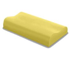Stones Ergo Y Kopfkissen, Memory Foam, gelb, 67 x 42 x 11 cm