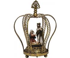 Transpac Weihnachtskrippe, goldfarben