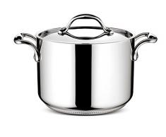 Lagostina Accademia Lagofusion Kochtopf mit Deckel, Rostfreies Metall, Edelstahl, 26 cm