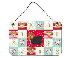 Carolines Treasures Yorkshire Terrier #2 Love Türaufhänger, Wanddekoration, Mehrfarbig