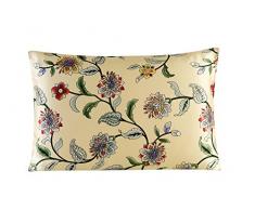 Townssilk Kissenbezug, Seide, mit Polyester weiß Satin Stoff Unterseite, Seide, pattern6, Queen