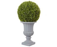 Nearly Natural Fast Natur 5965 2,5 (Indoor/Outdoor), Buchsbaum Formschnitt mit Urne