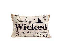 Royalours Kissenbezug, Tropische Palme, Baumwolle, Leinen, grüne Kokosnussbaum, Palmenblätter, Zweige am Strand, dekorative Dekoration für Couch Sofa, Schlafzimmer, 30,5 x 50,8 cm 12 x 20 Hwl01