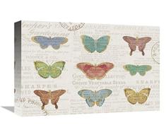 Global Galerie Katie Pertiet Bücherregal Botanical II Giclée-Gespannte Leinwand Artwork, 45,7 x 30,5 cm