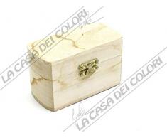 Rayher 62292000 Holz Schatulle halb oval FSC Mix Credit, 10x6cm