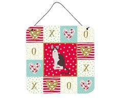 Carolines Treasures Orientalische zweifarbige Katzenliebe, Türaufhänger, Wanddekoration, Mehrfarbig