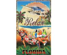 Northwest Art Mall jm-6632 RXH Relax Hängematte FL Kunstdruck Jim MAZZOTTA, 11 von 43 cm