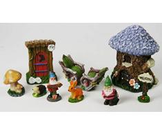 Miniatur-Feengarten - Outhouse - Baumhaus - Fee - Zwerge - Starterset - Daisyville Community