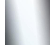 Klebefolie Industrial Optik Spiegel hochglanz hochglanz Dekofolie Möbelfolie Tapeten selbstklebende Folie, PVC, silber, 67,5cm x 1m, 350µm (Stärke: 0,35 mm), Venilia 53139