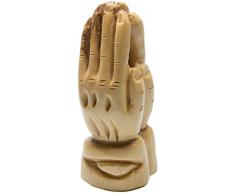 Bethlehem Gifts TM Handgeschnitzten Bethlehem Olive Holz Betende Hände Figur Statue 4
