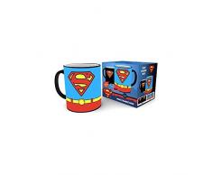 GB eye Ltd GB Eye, DC Comics, Superman Kostüm, wärmeempfindlicher Kaffeebecher, Keramik, Verschiedene, 15 x 10 x 9 cm