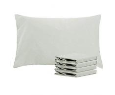 NTBAY 100% Gebürstete Mikrofaser Kopfkissen Set von 4, weich und Cozy, Falten, verblassen, schmutzabweisend, 50,8 x 76,2 cm