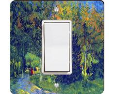 Rikki Knight Van Gogh Kunst Allee in The Park Single Wippe Licht Teller
