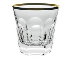 Cristal de Sèvres Chenonceaux OR Whisky Gläser-Set, Glas, Gold, 10 x 10 x 10 cm, 2 Stück