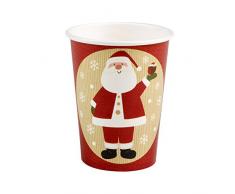 Neviti Let It Snow Partybecher Weihnachtsmann