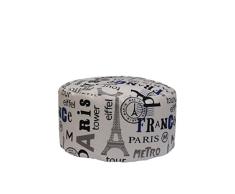 13casa Pouf New York A4 weiß