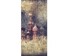 PeelitStickit id-001 60 Breite x 130 cm Höhe Old Retro Muster Hohe Qualität Vinyl Wand Wandbild Tapete