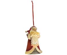 ENESCO Herz Weihnachten Schneeflocken für Sie, Sonnenspirale, 10,4 cm Multicolor