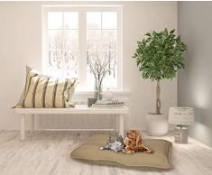 Elegant Hundekissen Maxy, Haselnuss, 60x100cm