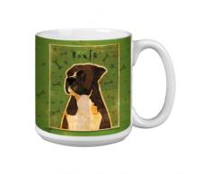 Tree-Free Greetings xm28034 John W. Golden Künstlerische Jumbo Tasse, 591 ml, Brindle Boxer Hundefigur Boxer