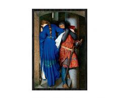 Eurographics Burton-Meeting Geschützturm Treppen, Wanddekoration, Bild 24 x 36, Größe: 25,5 x 37,5 x 1, gerahmte Kunst