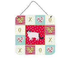 Carolines Treasures Ragamuffin #1 Cat Love Türaufhänger, Wanddekoration, Mehrfarbig