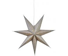 Star Blinka Papierstern, Papier, silber