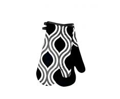 Hotel Tear O/Mitt Pr-YLW/Gr 1 Paar Ofenhandschuhe schwarz grau