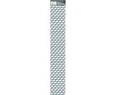 Plage 260546 Smooth - Tiles Fliesen Sticker Geometrischen Regen, 6 Bogen, Vinyl, blau, 15 x 0,1 x 15 cm
