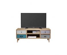 TV Board Capri, schmaler, kleiner TV Schrank, modernes Sideboard im Retrolook, (H/B/T) 47x118x38cm