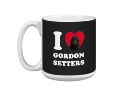 Tree-Free Greetings xm29061 I Heart Gordon Setter Künstlerische Jumbo Tasse, 591 ml