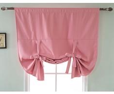 zebrasmile Sichtschutz Binden Sie Vorhänge für Windows Verdunklungsvorhänge für Windows Blackout Vorhänge für Wohnzimmer Rod Pocket Vorhänge für Schlafzimmer Verdunkelung Vorhänge für Kinder Römischer Vorhang strapazierfähig