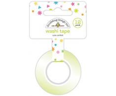 DOODLEBUG DESIGN INC. 6616 DOODLEBUG WASHI TAPE CUTE CONFE, Süßes Konfetti, Hey Cupcake, Einheitsgröße