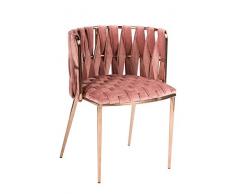 Statements by J 1538DC-ROSE Milano Esszimmerstuhl, 74,9 cm hoch, roségold