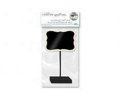 A Brides Wish Kreidetafel Clip Sign Stand, Natur Halterung Edge