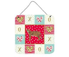 Carolines Treasures Savannah #1 Cat Love Türaufhänger, Wanddekoration, Mehrfarbig