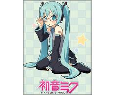 Ata Boy Hatsune Miku yamasan 6,3 x 8,9 cm Magnet für Kühlschrank und Schließfächer 2.5 x 3.5 Sitting
