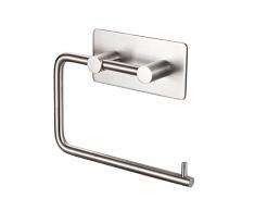 Leidener TM selbstklebend SUS 304 Edelstahl Toilettenpapierhalter Badezimmer Tissue Rolle Kleiderbügel Wandhalterung, gebürstetem Nickel-Finish