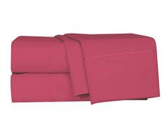 LUSH HOME Bettlaken und Kissenbezüge, 6 Stück, superweich, passend für extra Dicke Matratzen mit tiefer Tasche, Knitter- und lichtbeständig, 6-teiliges Set Queen Burgunderrot