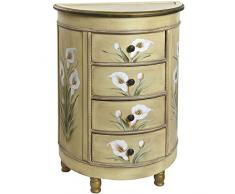 Nearly Natural Calla Lily Tisch, Blumenmuster, antikes Design