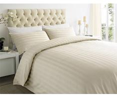 Sabar Asab Sets – Moderne, lineare, gestreifte Satin-Bettwäsche für Doppel-und King-Size-Betten, Standard