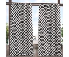 Exclusive Home Gardinen Bambus Rankgitter für drinnen und draußen 54x96 schwarz/weiß