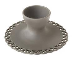 VIGAR Maid Eierbecher aus Silikon, grau, 11.5x11.5x5.2 cm, 2