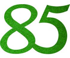 Petras Bastel News Streudeko, Fliz, dunkelgrün, 18 x 12 x 3 cm