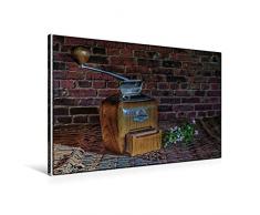 Premium Textil-Leinwand 90 x 60 cm Quer-Format Küchenhelfer Kaffeemühle | Wandbild, HD-Bild auf Keilrahmen, Fertigbild auf hochwertigem Vlies, Leinwanddruck von Herzog von Laar am Rhein